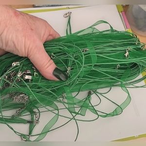 Organza Ribbon Necklace Cords